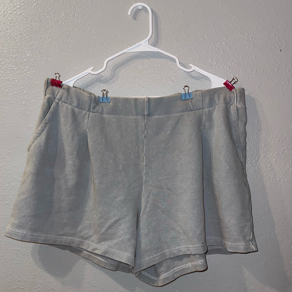 Aerie Light Gray Athletic Shorts
